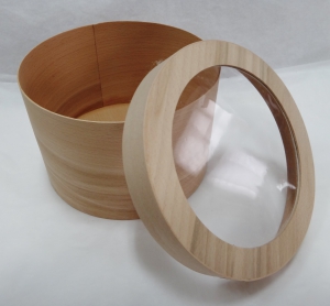 Коробка шпоновая с пр. крышкой (180х120) 