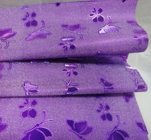 Бумага для упаковки подарков глитер (5 листов 74х52 см ).