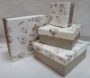 Подарочная коробка 202010  (комплект 4 шт ) эконом. (20х20х10см )